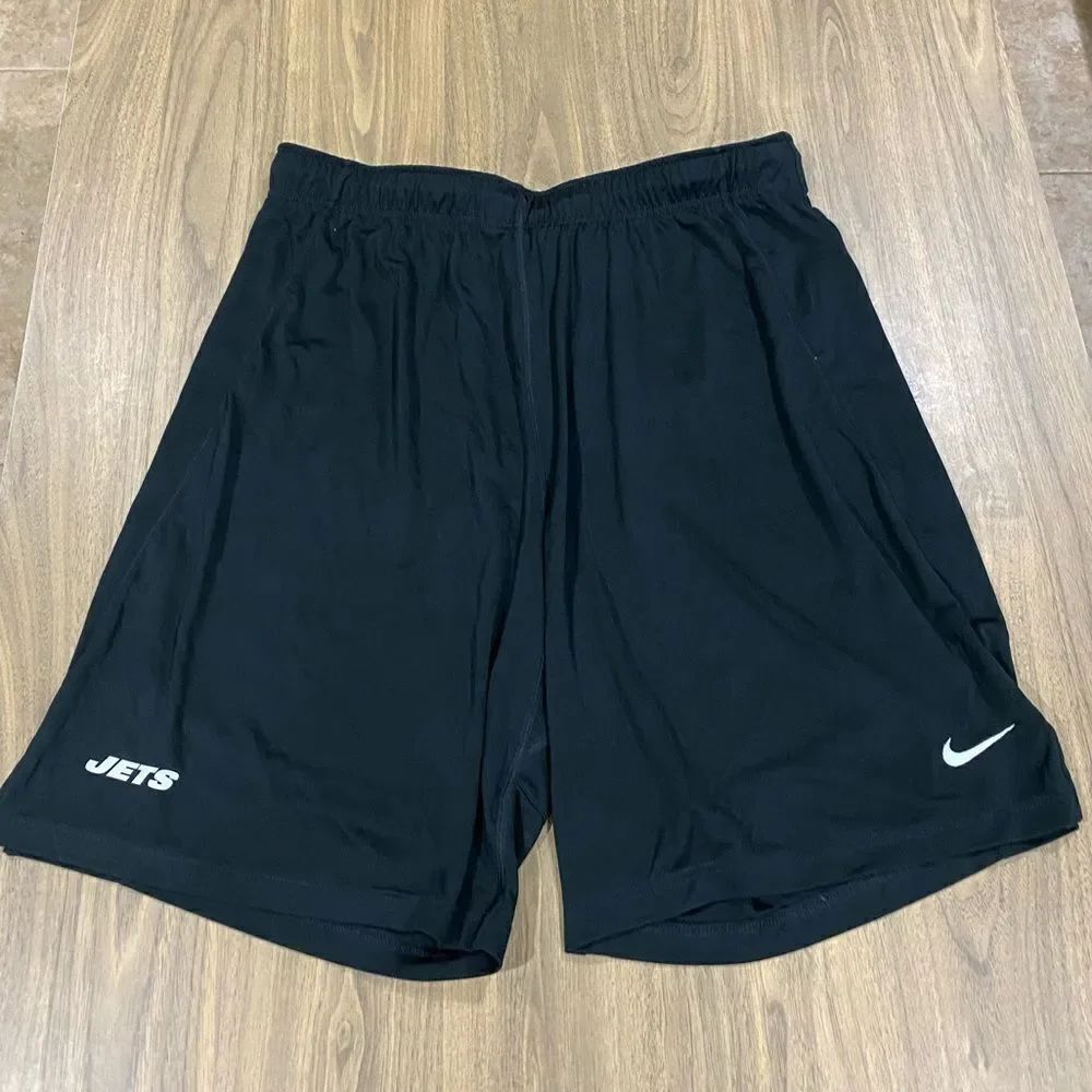 Nike Jets Black Athletic Shorts